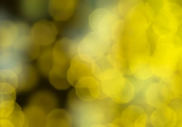 Fundo Amarelo Abstrato Com Bokeh — Fotografia de Stock