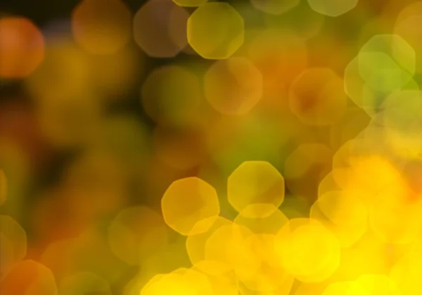 Fundo Amarelo Abstrato Com Bokeh — Fotografia de Stock