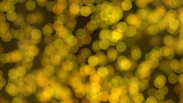 Fundo Amarelo Abstrato Com Bokeh — Fotografia de Stock