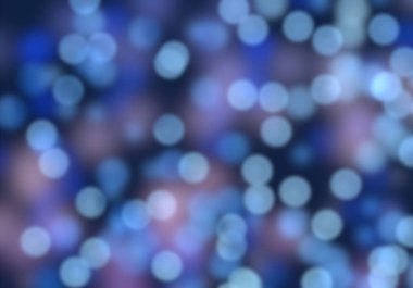 2D çizim. Bokeh soyut dokusu. Renkli. Odaklanmamış arka plan. Bulanık parlak ışık. Dairesel noktalar. Noel arifesi.