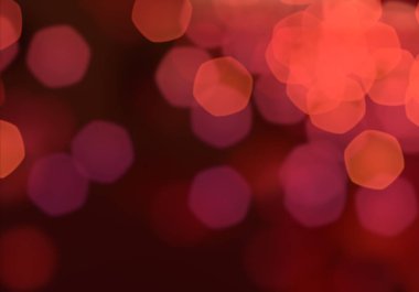 2D çizim. Bokeh soyut dokusu. Renkli. Odaklanmamış arka plan. Bulanık parlak ışık. Dairesel noktalar. Noel arifesi.