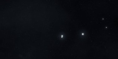 2d illüstrasyon. Gerçekçi yıldızlar desen arka plan. Derin yıldızlararası uzay. Yıldızlar ve gezegenler. Çeşitli bilim kurgu yaratıcı fon. Uzay sanatı. Hayali kozmik fon