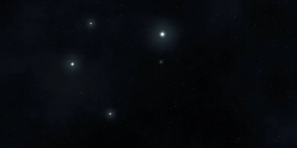 Ilustración Fondo Patrón Estrellas Realistas Espacio Interestelar Profundo Estrellas Planetas — Foto de Stock