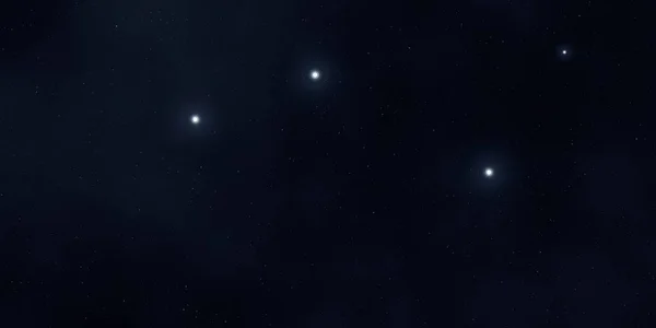 Ilustración Fondo Patrón Estrellas Realistas Espacio Interestelar Profundo Estrellas Planetas —  Fotos de Stock