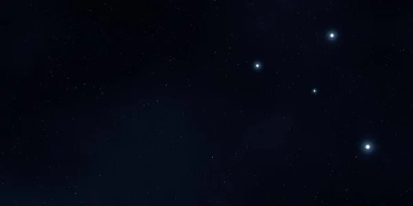 Ilustración Fondo Patrón Estrellas Realistas Espacio Interestelar Profundo Estrellas Planetas — Foto de Stock