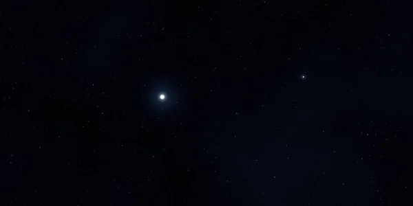 Ilustración Fondo Patrón Estrellas Realistas Espacio Interestelar Profundo Estrellas Planetas — Foto de Stock