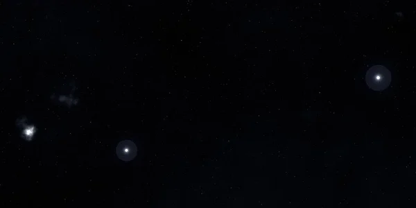 逼真的星星图案背景 深海星际空间 恒星和行星各种科幻创作背景 空间艺术 想象宇宙背景 — 图库照片