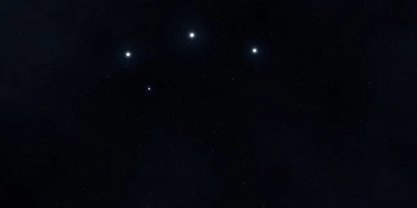 Ilustración Fondo Patrón Estrellas Realistas Espacio Interestelar Profundo Estrellas Planetas —  Fotos de Stock