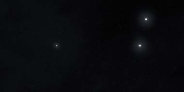 2d illüstrasyon. Gerçekçi yıldızlar desen arka plan. Derin yıldızlararası uzay. Yıldızlar ve gezegenler. Çeşitli bilim kurgu yaratıcı fon. Uzay sanatı. Hayali kozmik fon