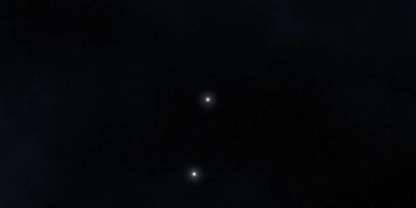 2d illüstrasyon. Gerçekçi yıldızlar desen arka plan. Derin yıldızlararası uzay. Yıldızlar ve gezegenler. Çeşitli bilim kurgu yaratıcı fon. Uzay sanatı. Hayali kozmik fon