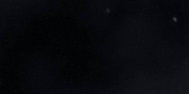 Boş bir alanda galaksi