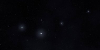 2d illüstrasyon. Gerçekçi yıldızlar desen arka plan. Derin yıldızlararası uzay. Yıldızlar ve gezegenler. Çeşitli bilim kurgu yaratıcı fon. Uzay sanatı. Hayali kozmik fon