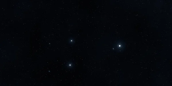 Ilustración Fondo Patrón Estrellas Realistas Espacio Interestelar Profundo Estrellas Planetas — Foto de Stock