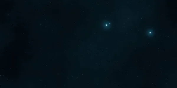 2Dイラスト 現実的な星パターンの背景 深い星間空間 星と惑星様々なSfクリエイティブな背景 宇宙芸術想像上の宇宙の背景 — ストック写真