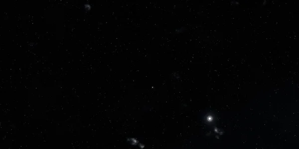 2Dイラスト 現実的な星パターンの背景 深い星間空間 星と惑星様々なSfクリエイティブな背景 宇宙芸術想像上の宇宙の背景 — ストック写真