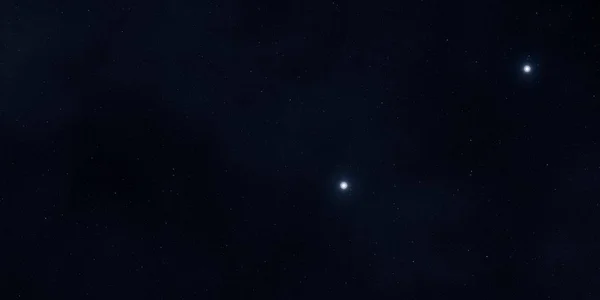 Ilustración Fondo Patrón Estrellas Realistas Espacio Interestelar Profundo Estrellas Planetas — Foto de Stock