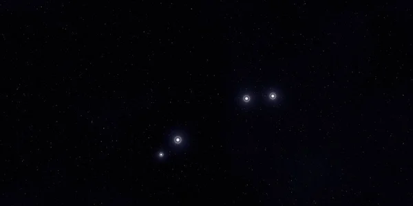 2Dイラスト 現実的な星パターンの背景 深い星間空間 星と惑星様々なSfクリエイティブな背景 宇宙芸術想像上の宇宙の背景 — ストック写真