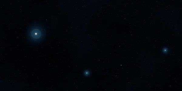 2Dイラスト 現実的な星パターンの背景 深い星間空間 星と惑星様々なSfクリエイティブな背景 宇宙芸術想像上の宇宙の背景 — ストック写真