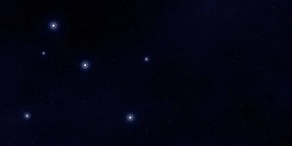 Ilustración Fondo Patrón Estrellas Realistas Espacio Interestelar Profundo Estrellas Planetas — Foto de Stock