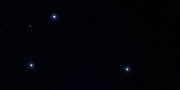 2Dイラスト 現実的な星パターンの背景 深い星間空間 星と惑星様々なSfクリエイティブな背景 宇宙芸術想像上の宇宙の背景 — ストック写真