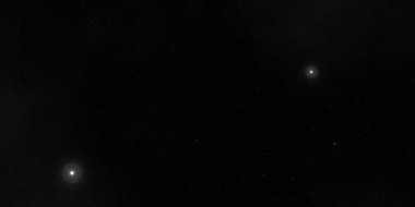 2d illüstrasyon. Gerçekçi yıldızlar desen arka plan. Derin yıldızlararası uzay. Yıldızlar ve gezegenler. Çeşitli bilim kurgu yaratıcı fon. Uzay sanatı. Hayali kozmik fon