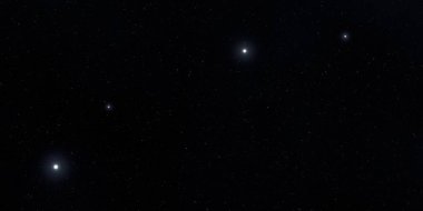 2d illüstrasyon. Gerçekçi yıldızlar desen arka plan. Derin yıldızlararası uzay. Yıldızlar ve gezegenler. Çeşitli bilim kurgu yaratıcı fon. Uzay sanatı. Hayali kozmik fon