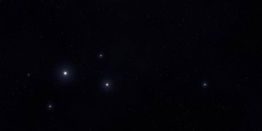 2d illüstrasyon. Gerçekçi yıldızlar desen arka plan. Derin yıldızlararası uzay. Yıldızlar ve gezegenler. Çeşitli bilim kurgu yaratıcı fon. Uzay sanatı. Hayali kozmik fon