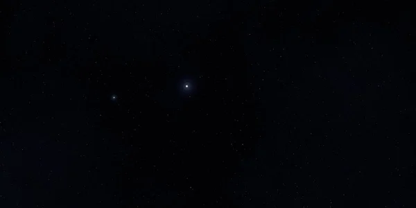 2Dイラスト 現実的な星パターンの背景 深い星間空間 星と惑星様々なSfクリエイティブな背景 宇宙芸術想像上の宇宙の背景 — ストック写真