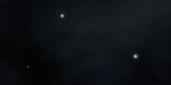 2Dイラスト 現実的な星パターンの背景 深い星間空間 星と惑星様々なSfクリエイティブな背景 宇宙芸術想像上の宇宙の背景 — ストック写真