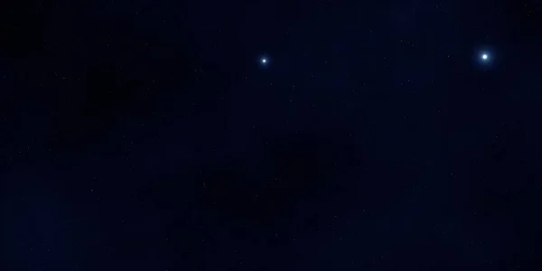 2Dイラスト 現実的な星パターンの背景 深い星間空間 星と惑星様々なSfクリエイティブな背景 宇宙芸術想像上の宇宙の背景 — ストック写真