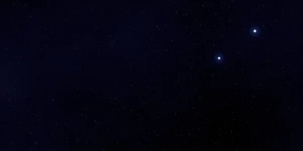 2Dイラスト 現実的な星パターンの背景 深い星間空間 星と惑星様々なSfクリエイティブな背景 宇宙芸術想像上の宇宙の背景 — ストック写真