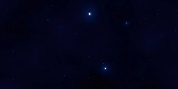 Ilustración Fondo Patrón Estrellas Realistas Espacio Interestelar Profundo Estrellas Planetas — Foto de Stock