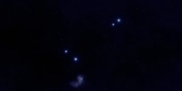 Ilustración Fondo Patrón Estrellas Realistas Espacio Interestelar Profundo Estrellas Planetas — Foto de Stock