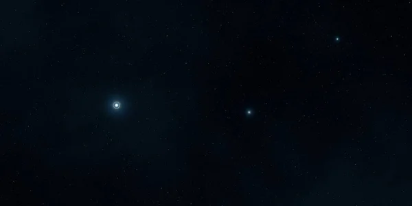 2Dイラスト 現実的な星パターンの背景 深い星間空間 星と惑星様々なSfクリエイティブな背景 宇宙芸術想像上の宇宙の背景 — ストック写真