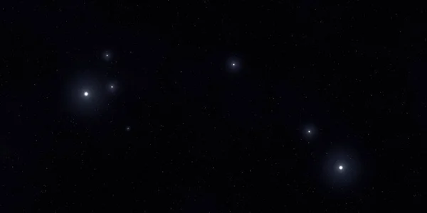 Ilustración Fondo Patrón Estrellas Realistas Espacio Interestelar Profundo Estrellas Planetas — Foto de Stock