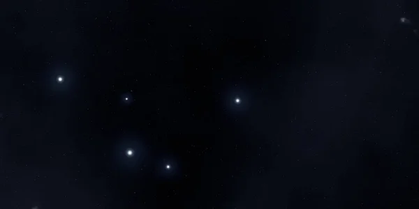 Ilustración Fondo Patrón Estrellas Realistas Espacio Interestelar Profundo Estrellas Planetas — Foto de Stock