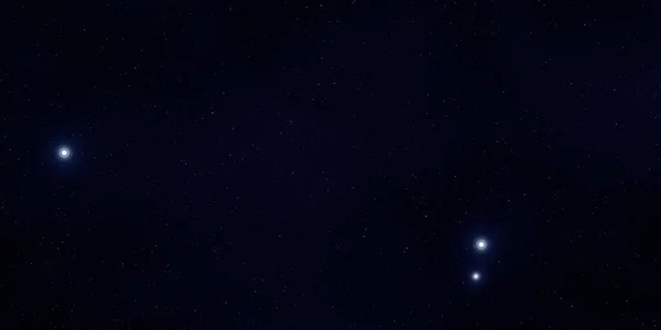 2Dイラスト 現実的な星パターンの背景 深い星間空間 星と惑星様々なSfクリエイティブな背景 宇宙芸術想像上の宇宙の背景 — ストック写真