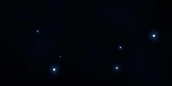 2Dイラスト 現実的な星パターンの背景 深い星間空間 星と惑星様々なSfクリエイティブな背景 宇宙芸術想像上の宇宙の背景 — ストック写真