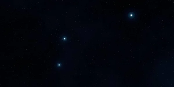 2Dイラスト 現実的な星パターンの背景 深い星間空間 星と惑星様々なSfクリエイティブな背景 宇宙芸術想像上の宇宙の背景 — ストック写真