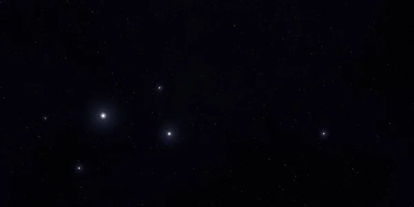 Ilustración Fondo Patrón Estrellas Realistas Espacio Interestelar Profundo Estrellas Planetas — Foto de Stock