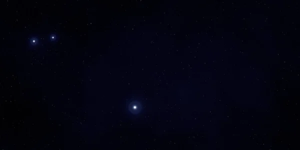 2Dイラスト 現実的な星パターンの背景 深い星間空間 星と惑星様々なSfクリエイティブな背景 宇宙芸術想像上の宇宙の背景 — ストック写真