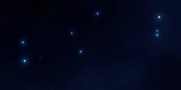 2Dイラスト 現実的な星パターンの背景 深い星間空間 星と惑星様々なSfクリエイティブな背景 宇宙芸術想像上の宇宙の背景 — ストック写真