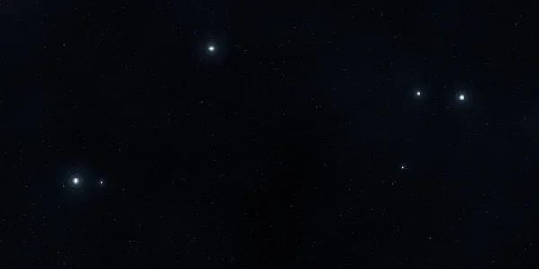 2Dイラスト 現実的な星パターンの背景 深い星間空間 星と惑星様々なSfクリエイティブな背景 宇宙芸術想像上の宇宙の背景 — ストック写真