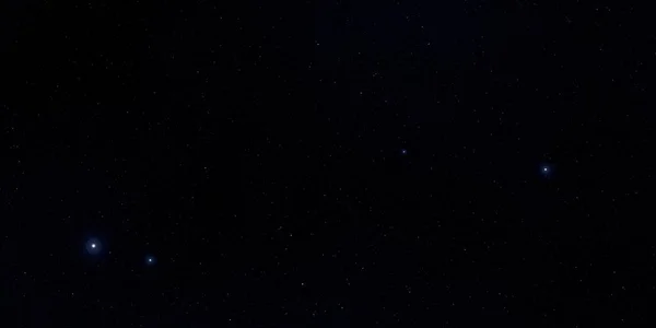 Иллюстрация Фон Реалистичных Звёзд Глубокое Межзвездное Пространство Звезды Планеты Различные — стоковое фото