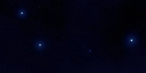 2Dイラスト 現実的な星パターンの背景 深い星間空間 星と惑星様々なSfクリエイティブな背景 宇宙芸術想像上の宇宙の背景 — ストック写真