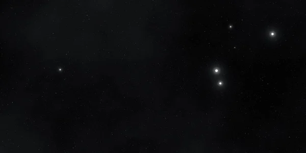 2Dイラスト 現実的な星パターンの背景 深い星間空間 星と惑星様々なSfクリエイティブな背景 宇宙芸術想像上の宇宙の背景 — ストック写真