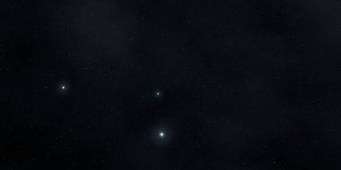 2d illüstrasyon. Gerçekçi yıldızlar desen arka plan. Derin yıldızlararası uzay. Yıldızlar ve gezegenler. Çeşitli bilim kurgu yaratıcı fon. Uzay sanatı. Hayali kozmik fon