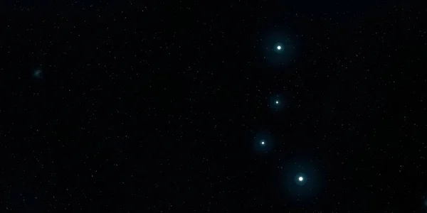 2Dイラスト 現実的な星パターンの背景 深い星間空間 星と惑星様々なSfクリエイティブな背景 宇宙芸術想像上の宇宙の背景 — ストック写真