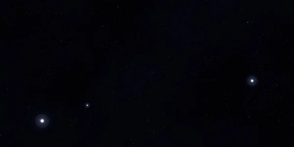 2Dイラスト 現実的な星パターンの背景 深い星間空間 星と惑星様々なSfクリエイティブな背景 宇宙芸術想像上の宇宙の背景 — ストック写真