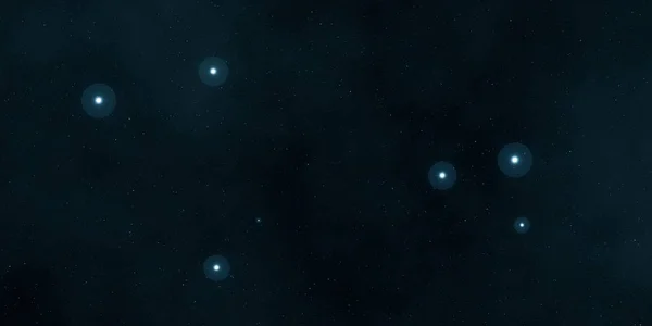 逼真的星星图案背景 深海星际空间 恒星和行星各种科幻创作背景 空间艺术 想象宇宙背景 — 图库照片